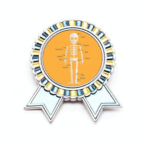 Broche avec illustration en métal de taille M motif dessin animé