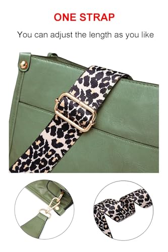 Image of AUYOCO Vegan Leather Crossbody Bags for Women, Crossbody Purse with Guitar Strap Zipped Pockets Handbag Shoulder Bag