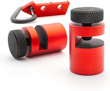 Stair Gauges for Framing Square | Extra Tall 𝗡𝗼𝗻-𝗦𝗹𝗶𝗽 Framing Square Stops with Holder, Framing Tools for Speed Square, Circular Saw Rip Guide