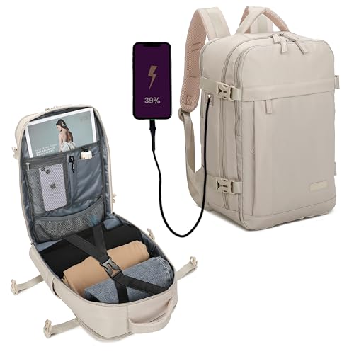 RAYKONG Mochila Cabina Ryanair 40x20x25cm (20L) | Mochila Viaje A...