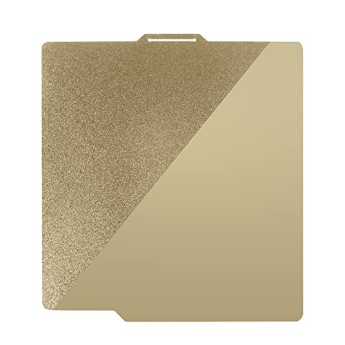 Image of IdeaFormer-3D Smooth + Textured PEI Build Plate Print Bed 257x257mm, Double Sided PEI Spring Steel Sheet Flexible for Bambu Lab X1 /X1C /P1P /P1S /P2S /A1