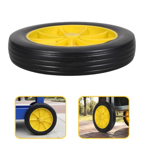 jojofuny Heavy Duty Rubber Caster Wheels for Cleaning Cart Replacement with Universal Compatibility and Deep Tread, 7.8 Inch Swivel Stem Casters for Mop Bucket and Commercial Kitchen Cart - Image 8