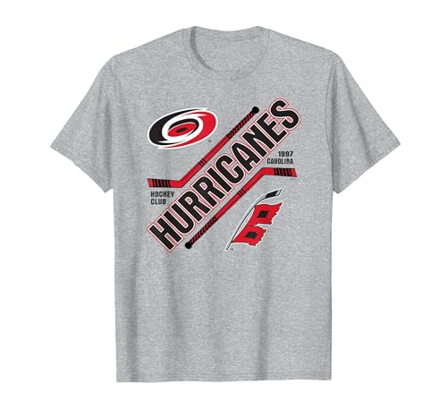 Carolina Hurricanes Force Heather Gray Officially Licensed T-Shirt, Men, Heather Grey, 3X-Large