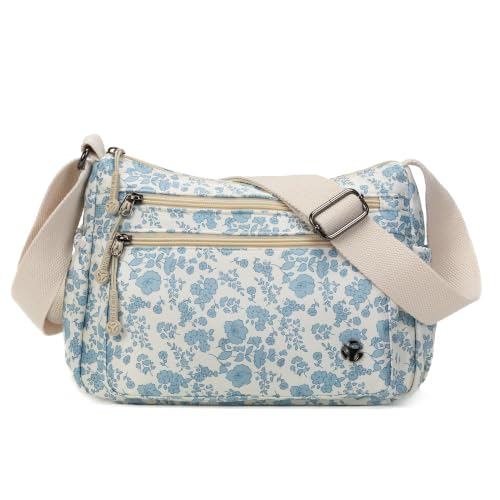 Image of Pealwel Casual Crossbody Bag with Anti Theft Pocket - Women Lightweight Water-Resistant Purse Bag