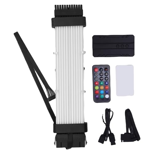 Cable de fuente de alimentación ARGB de silicona flexible para eliminar cables rígidos en PC 6