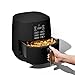 6 Qt Air Fryer With Turbocrisp Technology And Touch-Activated Display, Black By Drew Barrymore, Adjustable Temperature Ranges