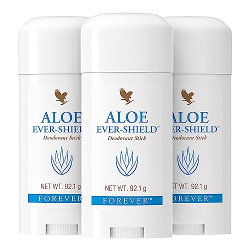 Ever Shield Deodorant - Deodorante con Aloe Vera - Pacchetto di 3 prodotti