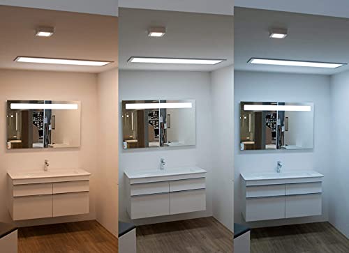 LED-Panel 120×60 cm mit Fernbedienung und Einbaurahmen