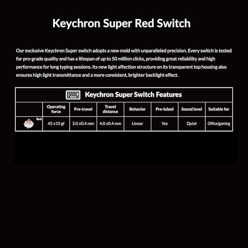 Image of Keychron Q11 QMK /VIA TKL Split Keyboard Ergonomic, 91 Keys 75% Layout Wired Mechanical Gaming Keyboard Mac & Windows with Full Alu Frame, PBT Keycaps & Knobs, Hot-Swappable Keycrhon Super Red Switch