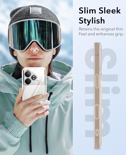 Image of Jkobi Lifetime Anti-Yellow Clear Back Cover Case for Realme GT 6 | GT 6T 5G (Sleek Hard Crystal | Shockproof and Camera Protection)