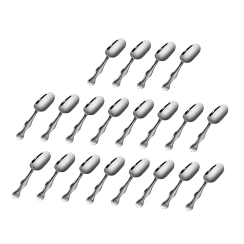 HAKIDZEL 30Pcs Tea Leaf Spoons Ergonomic Kung Fu Tea Scoops for Loose Leaf Tea Easy to Clean Practical Kitchen Accessory for Housewarming