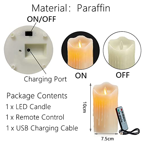 Candele LED, Flickering Flameless Candele, Candele...