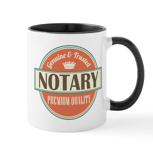 CafePress Notary Public Logo 11 oz Mug