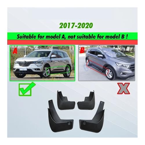 Bavettes garde-boue auto Renault Koleos protections de roues 2017-2023