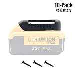 10Packs Battery Ready Dock/Mount Holder for Dewalt Battery 20V 60V - Image 2