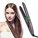 NAIYO Hair Straightening Irons Hair Professional Salon Hair Straightener Argan Oil Tourmaline Ceramic Titanium Straightening Flat Iron for Healthy Styling