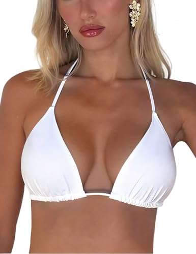 Tainehs Women's Sexy Halter Bikini Top...