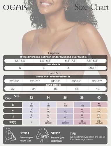 Image of OEAK Womens Comfortable Jelly Bras Deep V Bra No Underwire Seamless Full Coverage Bralettes Raceback Tshirt Supportive Bras