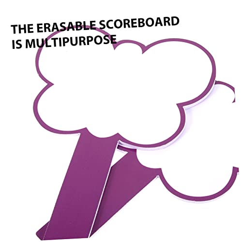 Tablero de puntuación manual borrable en seco NUOBESTY, 2 unidades, tablero blanco para jueces en competencias miniatura 5