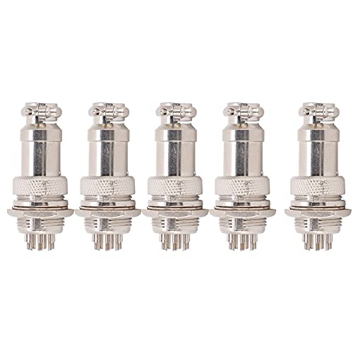 Conector Aviación Fdit GX16 16 mm 450 V 8 Pin miniatura 6