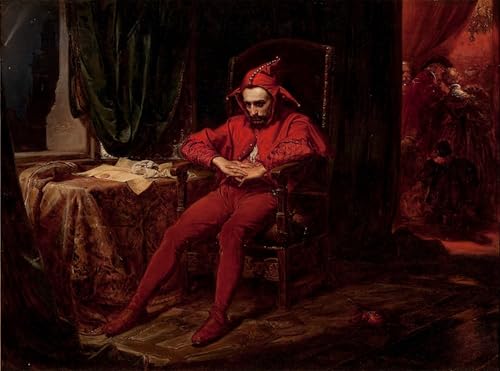 Affiche Jan Matejko Stanczyk impression sur toile 60x90cm pour décoration murale
