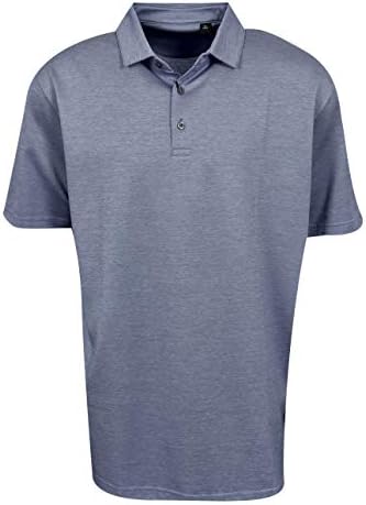 Jack Nicklaus Golf 2-Color Birdseye Polo Black Label Classic Navy Small
