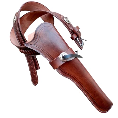 Western Gun Holster – Full Grain Leather Cowboy Holster –
