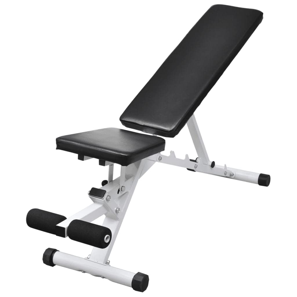Genérico Banco de Entrenamiento con Juego de Pesas y Mancuernas 30,5 kg,Deportes,Fitness y musculación,Levantamiento de Pesas,Máquinas de Levantamiento de pesas-275351