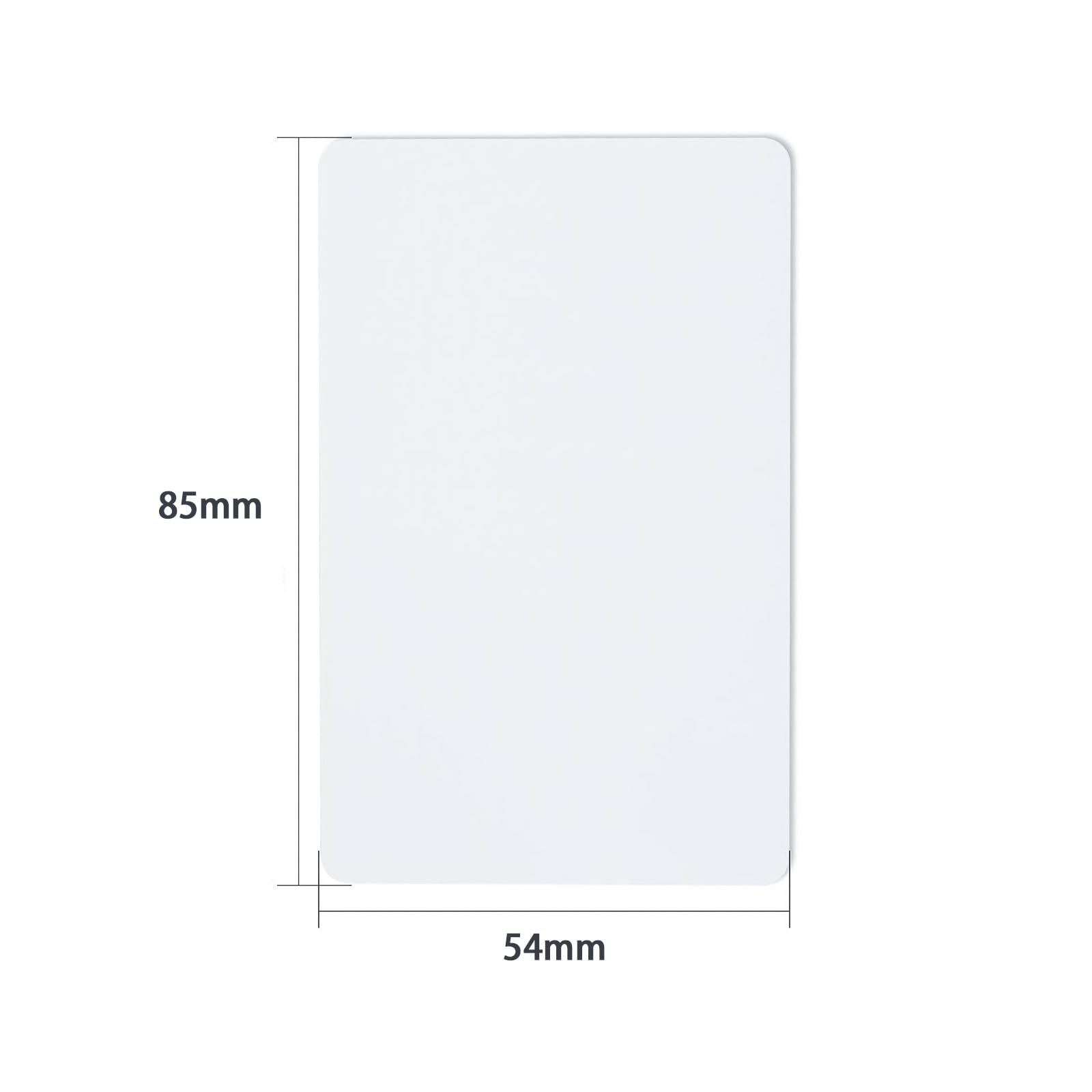 Carte RFID NFC 200pcs, UID IC Carte RFID Programmable 13.56MHz Cartes plastiques vierges PVC 1K RFID Card Interchangeable pour Système de sécurité de contrôle d'accès(Carte UID M1)