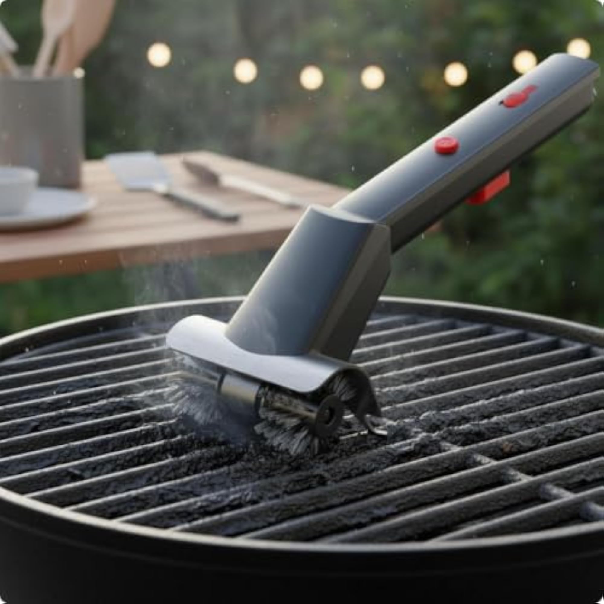 Electric-Powered BBQ Brush for Easy Cleaning, Essential Tool
