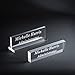 Acrylic Name Plate Office Desk Bar Custom Personalized Engraved - 8x4/5x1/2inch
