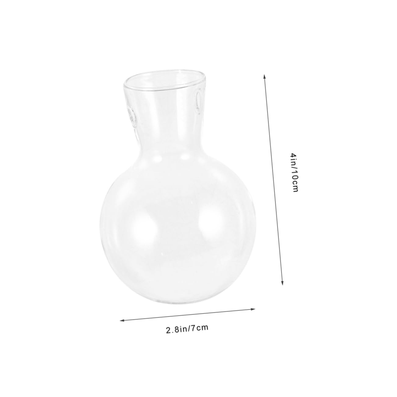 POPETPOP 6 STK Holzvase blumentopf Blumenvase Garten Vase Luftpflanzen Vase Glaswaren Wasserpflanzer Pflanzen Terrarium Terrarienpflanzen Zwiebelvase Glas mit hohem Borosilikatgehalt