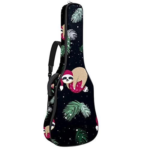 Housse guitare acoustique haut de gamme avec texture artistique et rembourrage doux