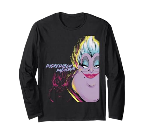 T-shirt Ursula Disney Villains manches longues coton imprimé Fabulous