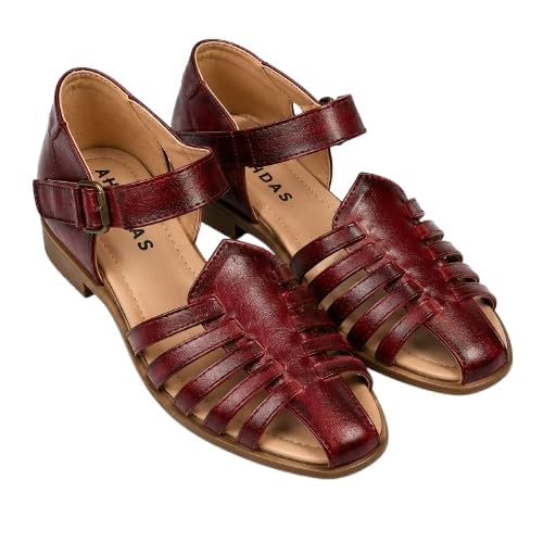 Premium Genuine Leather Flat Sandals for Women-image-15