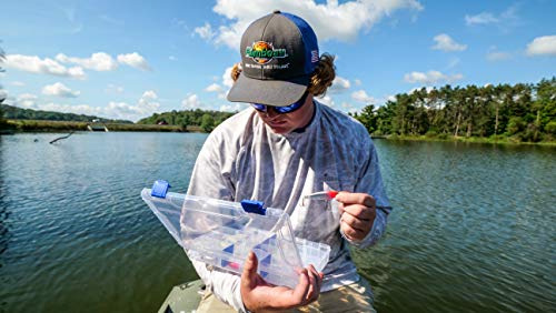 Image of Flambeau Outdoors 4007 Tuff Tainer Fishing Tackle Box with Zerust Anti-Rust Dividers - Includes 12 Dividers,24 Compartments,Clear Fishing Lure Organizer - 11 inch x 7.25 inch x 1.75 inch,(Pack of 6)