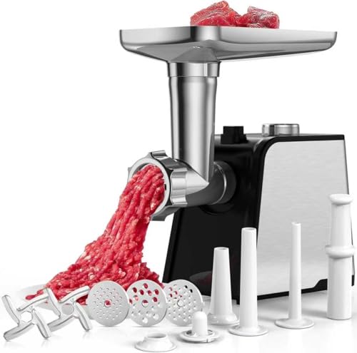 Oaomi 3200W Max Electric Meat Grinder & Sausage Stuffer - Mincer Machine 3