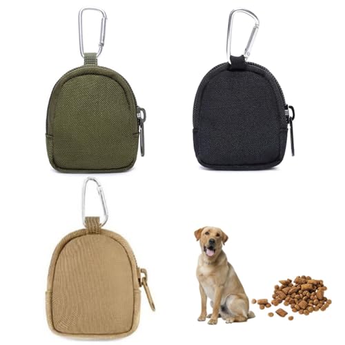 RPHONGHONG 3 Stück Leckerlibeutel für Hunde, Futterbeutel Hundetraining Leckerlitasche für Hunde...
