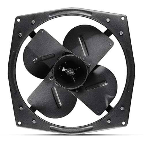 Almonard 18 inch Heavy Duty Single Phase (1400 RPM) Exhaust Fan, black