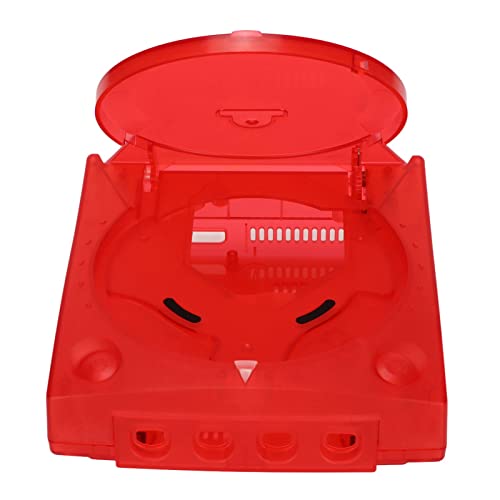 Boîtier, Coque en ABS Rouge translucide résistant aux Rayures pour Sega Dreamcast DC pour Les familles