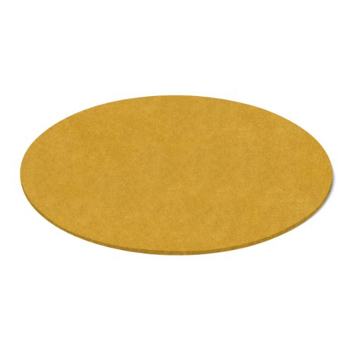 Hey Sign Untersetzer rund, ca 9 cm, Curry 23, Stärke 5 mm