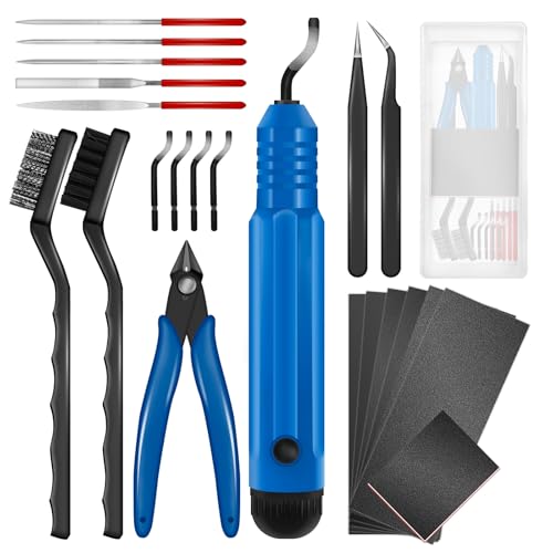 SARABURU Deburring Tool 3D Printing with 4 Blades for Resin PLA Plastic
