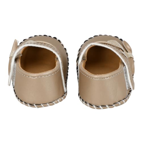 Image of PureSole Baby Girl Ballerina Shoes 6-12 Months | Elegant Party Booties
