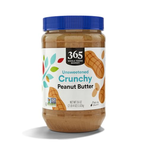 365 by Whole Foods Market, Crunchy Peanut Butter With Salt, 36 Ounce image 5