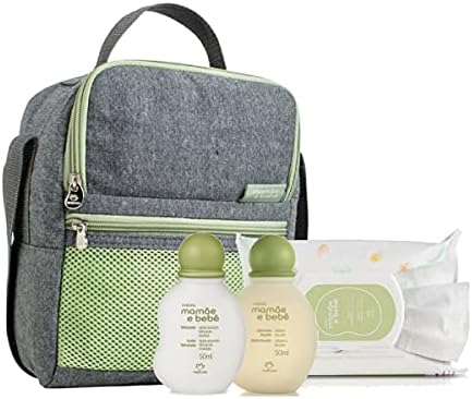 Kit Mamãe e Bebê Natura com Bolsa Frasqueira Térmica, Sabonete, H...