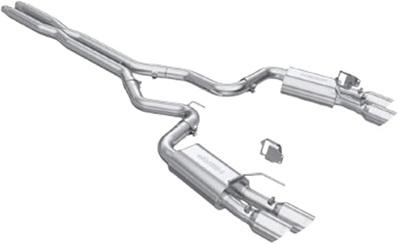 MBRP 2024+ Ford Mustang GT Armor Lite 3in Steet Profile Catback Exhaust - Stainless Steel Tips