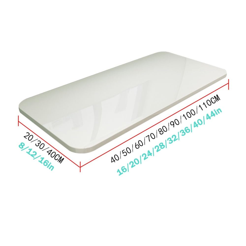 Generico Scrivania Pieghevole salvaspazio da Parete - Tavolo da Pranzo in Legno con Piano Ribaltabile per cucine Piccole, Supporto Robusto e Design Moderno, Perfetto per spazi abitativi compatti