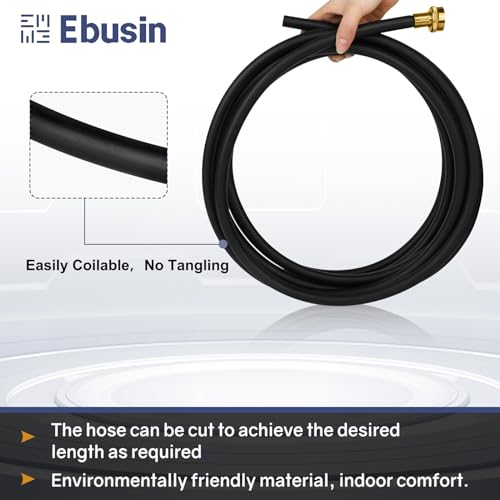 18FFDHMH01 Dehumidifier Drain Hose 3/4 Inch FHT Connection,20 Foot,Brass Interface to Prevent Water Leakage,Perfectly Compatible with Most Brands of Dehumidifiers.