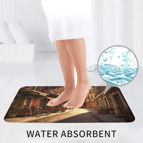 Tapis de bain italien antidérapant lot de 3 absorbant pour douche - 7