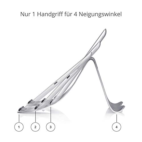 njude beta 1 - Tablet Halterung aus edlem Aluminium Metall für iPad Air, iPad Pro, und als Tablet Ständer und Tablet… – Bild 6